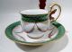 Antique Meissen Germany Floral Swags Swan Handle Cup & Saucer Cups & Saucers photo 3