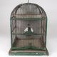 Primitive Antique Metal Hamster Cage With Paint Primitives photo 2