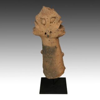 Antique Terra Cotta Funerary Figure Koma People Ghana West Africa C.  1300 - 1700 Ad photo