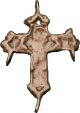 Bronze Ancient Christian Byzantine Cross Artifact Circa 1200 - 1300ad I54173 Byzantine photo 1