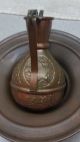 Antique Islamic Indo Persian Ewer With Base Copper Signed Middle East photo 2