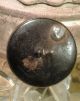 Large Antique Metal Picture Button Tom Thumb Riding A Butterfly Buttons photo 1