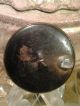 Large Antique Metal Picture Button Tom Thumb Riding A Butterfly Buttons photo 2