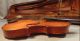 Antique Heinrich Heberlein 1921 4/4 German Violin W/ Case & Bow Stradiuarius String photo 2