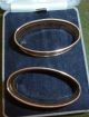 Gorgeous Solid Silver (full Hallmarks) Napkin Rings,  Oval Shape. Napkin Rings & Clips photo 3