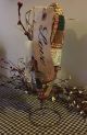 Primitive Grungy Heart Shelf Sitter Rusty Spring Country Farmhouse Decor Primitives photo 2