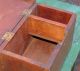 Antique Primitive Miniature Wood Blanket Chest,  With Till,  Aafa Primitives photo 4