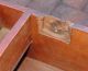 Antique Primitive Miniature Wood Blanket Chest,  With Till,  Aafa Primitives photo 5