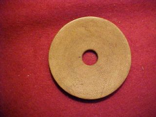 Pre Columbian Stone Disc Artifact photo