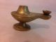 Gold - Plated Antique Oil Lamp From Jerusalem,  Old City. Lamps photo 1