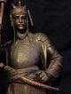 Antique Bronze ? Medieval Persian Saladin Dervish Warrior Statue Scimitar Sword Metalware photo 4