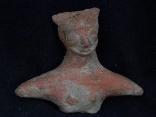 Ancient Teracotta Mother Goddess Torso Indus Valley 600 Bc Sg4104 photo
