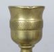 Elegant Antique 19th Century Draped Classical Maiden Brass Candle Holder Metalware photo 7