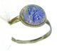 Stunning Late Medieval Bronze Ring - Blue Gem With Bust Of Aristocrat - Jk57 Roman photo 2