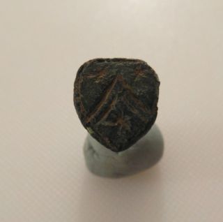 Collectable Shield Shaped Bronze Medieval Wax Seal / Artifact photo