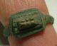 Rare Ancient Roman Ring Artifact Intact Brown Patina Size 6 Us Roman photo 2