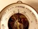 C1920 Paul Naudet (pnhb) French Holosteric Wall Barometer W/ Curved Thermometer Barometers photo 1