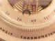 C1920 Paul Naudet (pnhb) French Holosteric Wall Barometer W/ Curved Thermometer Barometers photo 4