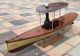 Vintage African Queen Style Wood Steam River Boat Model,  30 Inches Long Model Ships photo 1