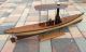 Vintage African Queen Style Wood Steam River Boat Model,  30 Inches Long Model Ships photo 2
