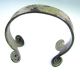 Rare Ancient Celtic Bronze Bracelet With Twisted Terminals - Wearable - 374 Roman photo 3