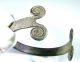 Rare Ancient Celtic Bronze Bracelet With Twisted Terminals - Wearable - 374 Roman photo 5