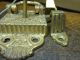 Victorian Brass Icebox Latch With Keeper And Key,  Antique,  Vintage,  Hardware Locks & Keys photo 4
