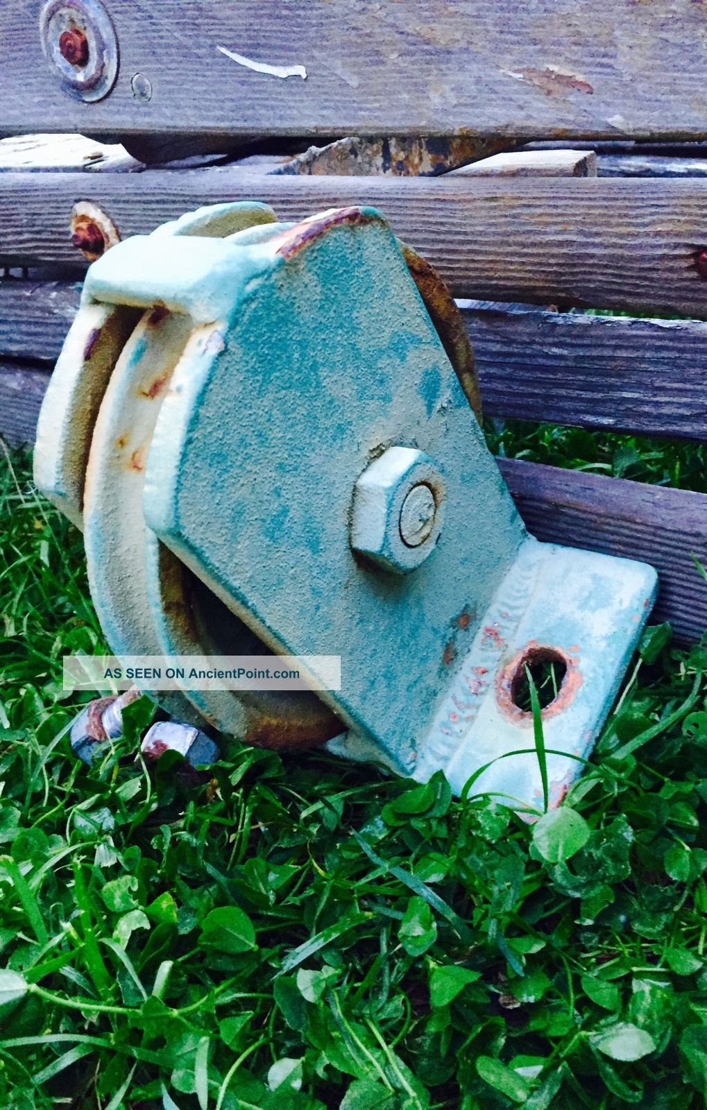 Antique Industrial Pulley Steampunk Vintage Valve Handle Railroad Logging Wheel Other Mercantile Antiques photo