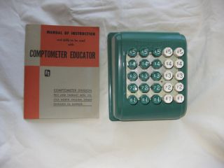 Felt & Tarrant Comptometer Educator,  And Instructions photo