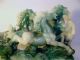 3 Stallions Running Sculpture Chinese Jadeite Vintage Piece Horses photo 5