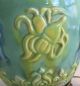 Rare Chinese Qing Dynasty Relief Vase As Lamp C.  1870 Antique Pottery Vases photo 3