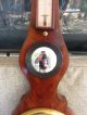 Rare Signed Francis Amadio Barometer Banjo Weather Station; Mid 1800s; Victorian Barometers photo 4
