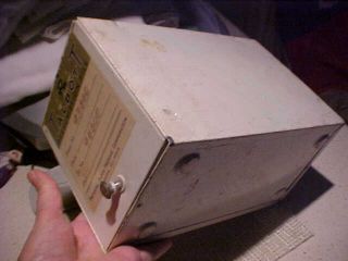 Vintage Prescription Pharmacy File Cabinet Talbot Rx Drug Store Old Tin Box photo