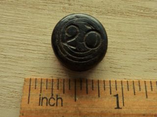 Ancient Medieval Bronze Coin Weight (b987) photo