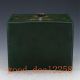 Oriental Vintage Hardwood Hand - Painting Magpie Green Box & Mirror Boxes photo 7