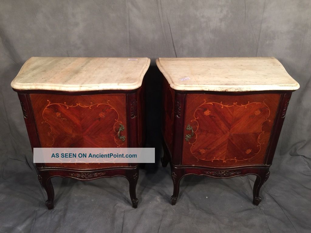 Gorgeous French Louis Xv Style Nightstands - 10534 1900-1950 photo