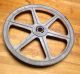 Antique Vintage Industrial Cast Aluminum Metal Belt Pulley Steampunk Wheel Other Mercantile Antiques photo 3