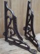 Victorian Industrial Style J.  Duckett Iron Shelf Brackets Rack Luggage Rail Hook Hooks & Brackets photo 6