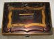 19th Century Victorian Toleware Painted Tin Document Box 13 - 1/4 