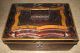 19th Century Victorian Toleware Painted Tin Document Box 13 - 1/4 