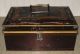 19th Century Victorian Toleware Painted Tin Document Box 13 - 1/4 