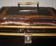19th Century Victorian Toleware Painted Tin Document Box 13 - 1/4 