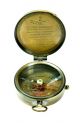 Antique Brass Navigation Compass @ Made For Royal Navy Compass @ Pocket Compass Compasses photo 1