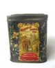 Antique British Tea Tin - United Kingdom - Multi - Colored - 6.  6 Ounces Metalware photo 2