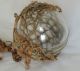 Vintage American Made Glass Fishing Float.  Pittsburgh Corning.  Wwii 1940 ' S Fishing Nets & Floats photo 1