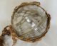 Vintage American Made Glass Fishing Float.  Pittsburgh Corning.  Wwii 1940 ' S Fishing Nets & Floats photo 3