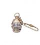 Nautical Solid Brass Mini Lamp Key Chain Vintage Old Kerosene Lamp Marine Kc 01 Diving Helmets photo 1