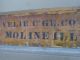 Velie Carriage Buggy Moline Factory Hand Painted Sign 1910 20s Industrial Other Mercantile Antiques photo 8