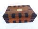 A Victorian Oak Campaign Silver Chest By Goldsmiths Boxes photo 1