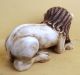 Colonial Lion Andean Of Stone Alabaster Polychromed 1850s Other Antiquities photo 4